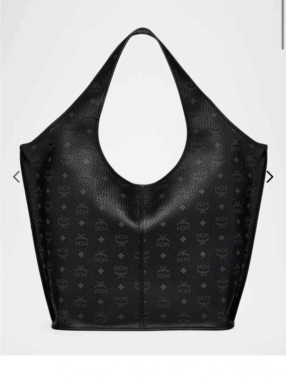 MCM Leni XL Visetos Monogram Shopper Tote Bag